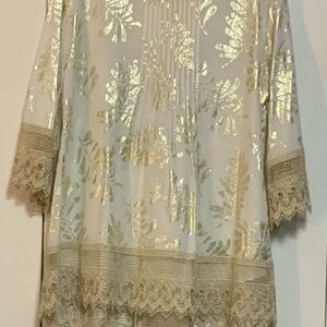 Alfani I speckled flax tunic - Size 12